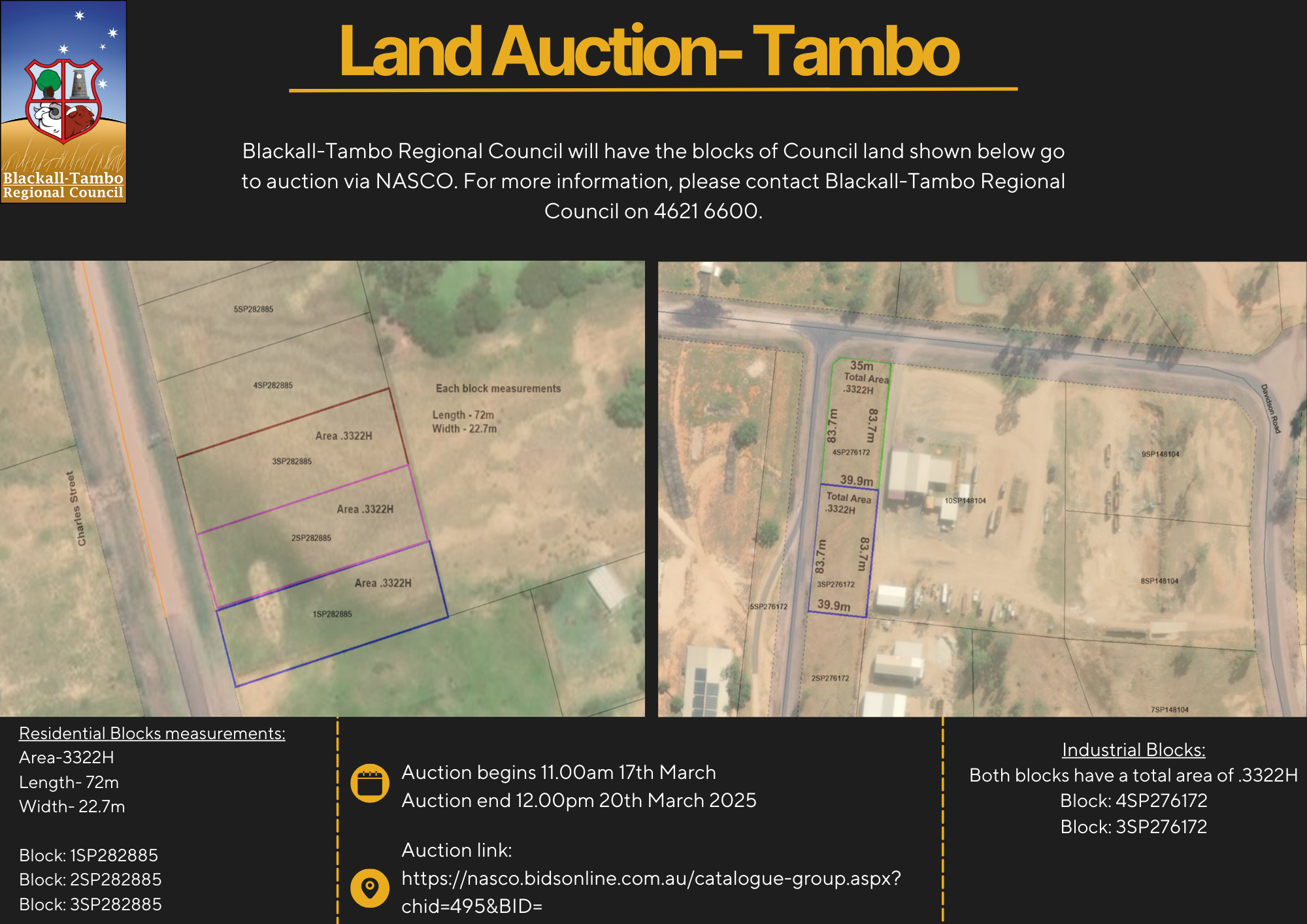 Land Auction - Tambo 